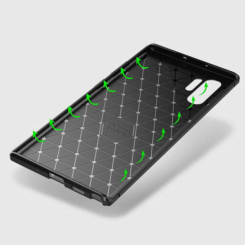 Samsung Galaxy Note 10 Plus Uyumlu Kılıf Zore Negro Silikon Kapak - 10