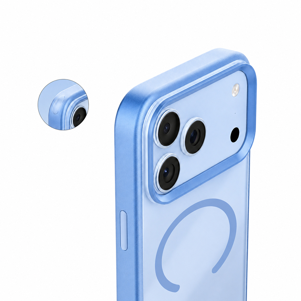 Apple iPhone 18 Pro Kılıf M-safe Şarj Özellikli Airbag Tasarımlı Mutural Mist Serisi Kapak - 5