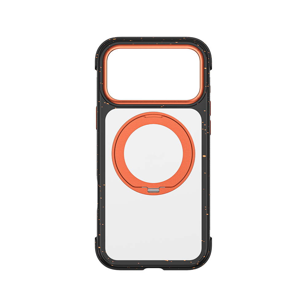 Apple iPhone 17 Pro Uyumlu Kılıf M-safe Şarj Özellikli Wiwu AA-203 AeroArmor Ultra Serisi Airbag Tasarımlı Standlı Kapak - 3