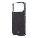 Apple iPhone 18 Pro Max Kılıf Mercedes Benz Orjinal Lisanslı M-safe Şarj Özellikli Çift Katmanlı Yıldız Desenli Sert PC Kapak - 5
