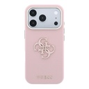 Apple iPhone 18 Pro Kılıf Guess Orjinal Lisanslı PU Yazı ve 4G Büyük Metal Logolu Kapak - 2