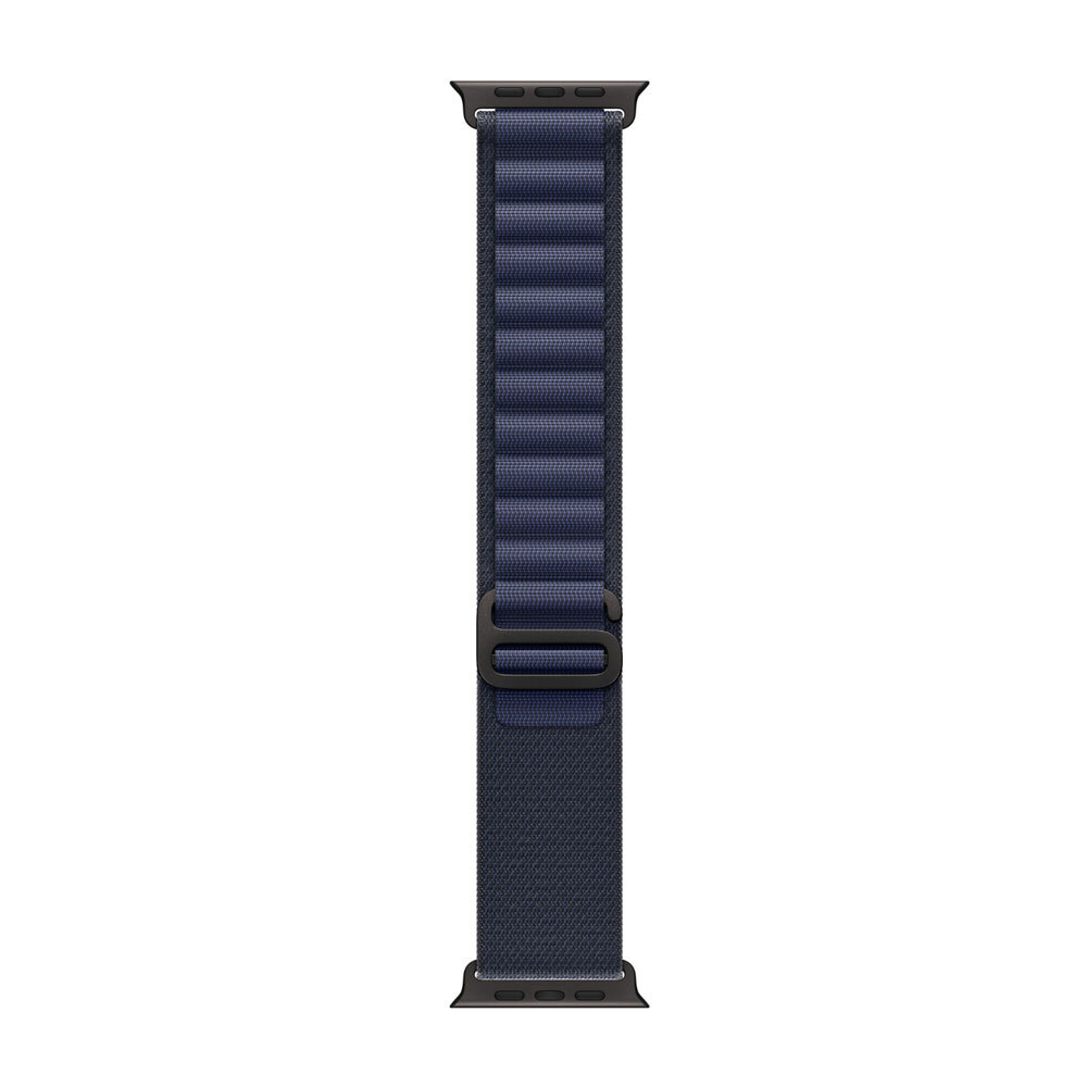 Apple Watch 7 41mm Uyumlu Kordon Alpine Hasır Örgü Zore KRD-74 Kumaş Kayış - 5