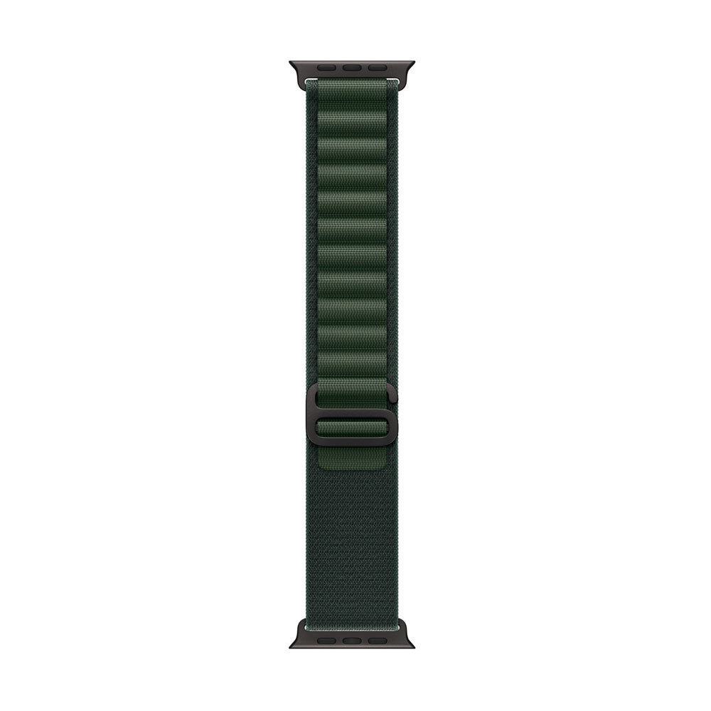 Apple Watch 7 41mm Uyumlu Kordon Alpine Hasır Örgü Zore KRD-74 Kumaş Kayış - 6
