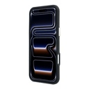 Apple iPhone 18 Pro Max Kılıf Guess Orjinal Lisanslı M-safe Şarj Özellikli PU Taşlı Metal 4G ve Yazı Logolu Kapak - 4