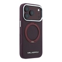 Apple iPhone 18 Pro Kılıf Karl Lagerfeld Orjinal Lisanslı M-Safe Şarj Özellikli Metal Logolu PU Saffiano 360 Derece Dönebilen Standlı Kapak - 3