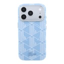 Apple iPhone 18 Pro Max Kılıf Lacoste Orjinal Lisanslı M-safe Şarj Özellikli Metal Logolu Deri Karışık Monogram Desenli Kapak - 2