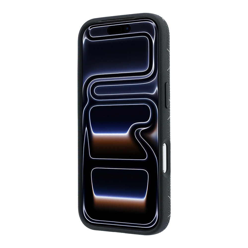 Apple iPhone 18 Pro Max Kılıf Lacoste Orjinal Lisanslı M-safe Şarj Özellikli Metal Logolu Deri Karışık Monogram Desenli Kapak - 4
