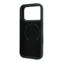 Apple iPhone 18 Pro Max Kılıf Lacoste Orjinal Lisanslı M-safe Şarj Özellikli Metal Logolu Deri Karışık Monogram Desenli Kapak - 6