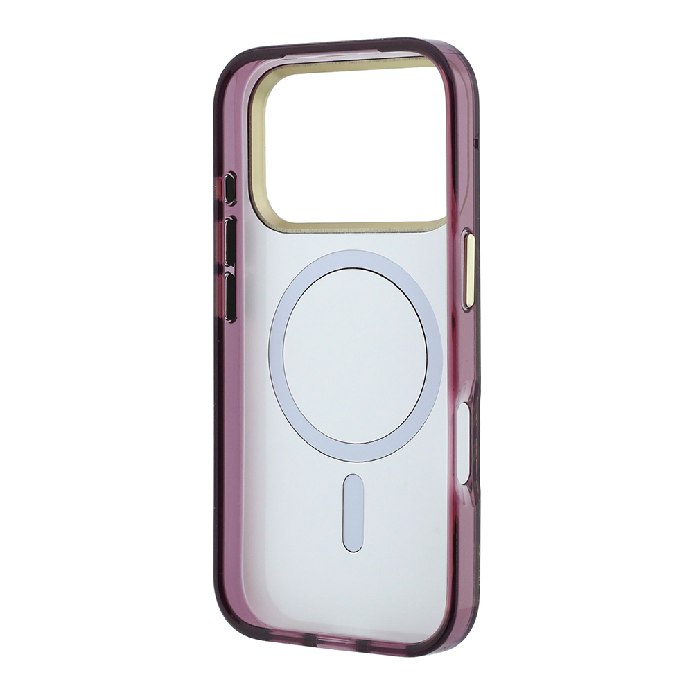 Apple iPhone 18 Pro Max Kılıf Karl Lagerfeld Orjinal Lisanslı M-safe Şarj Özellikli Gold Metal Kamera Çerçeveli Çiçek Tasarımlı Kapak - 6
