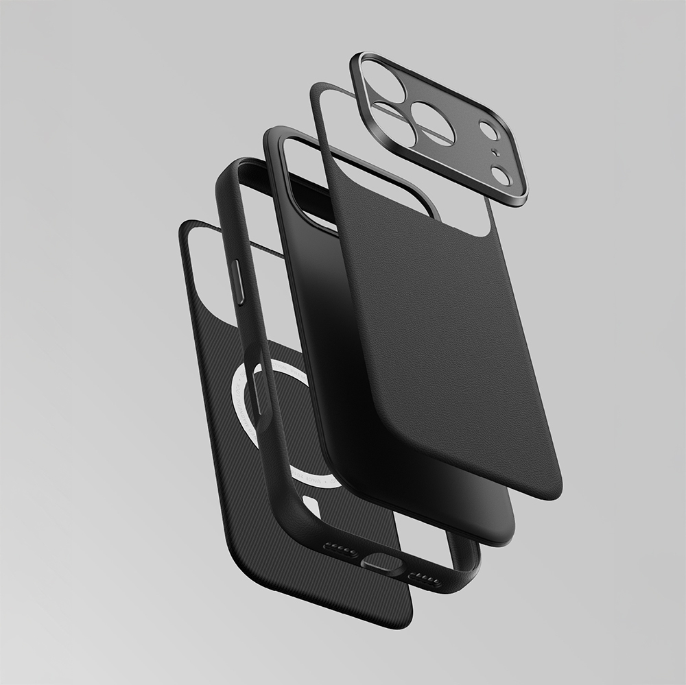 Apple iPhone 18 Pro Max Kılıf M-Safe Şarj Özellikli Airbag Tasarımlı AmazingThing Glamour SLens Serisi Kapak - 1