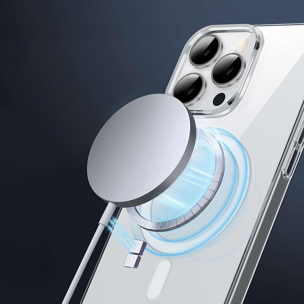 Apple iPhone 16 Pro Max Uyumlu Kılıf Magsafe Şarj Özellikli Wiwu YXK-207 Invisible Pro Sert PC Kapak - 5