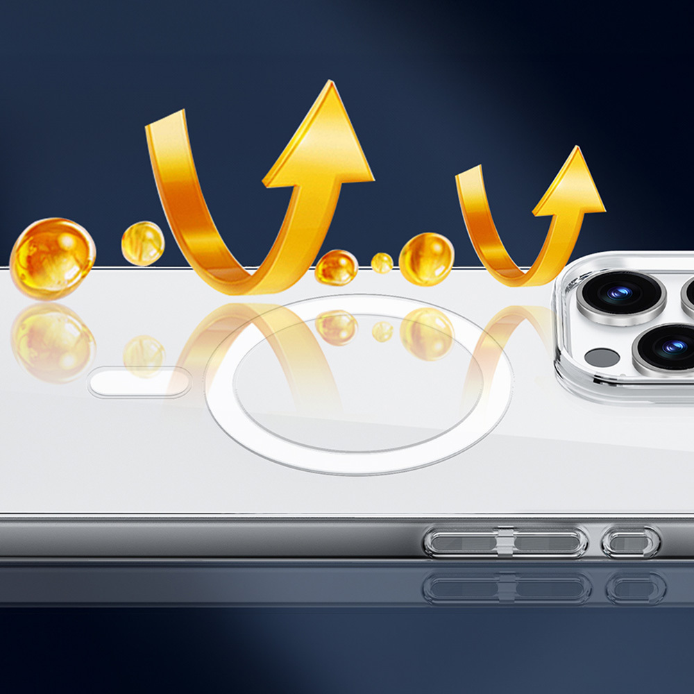Apple iPhone 16 Pro Max Uyumlu Kılıf Magsafe Şarj Özellikli Wiwu YXK-207 Invisible Pro Sert PC Kapak - 9