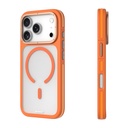 Apple iPhone 17 Pro Uyumlu Kılıf M-safe Şarj Özellikli Youngkit Rock Sand Serisi Kapak - 7