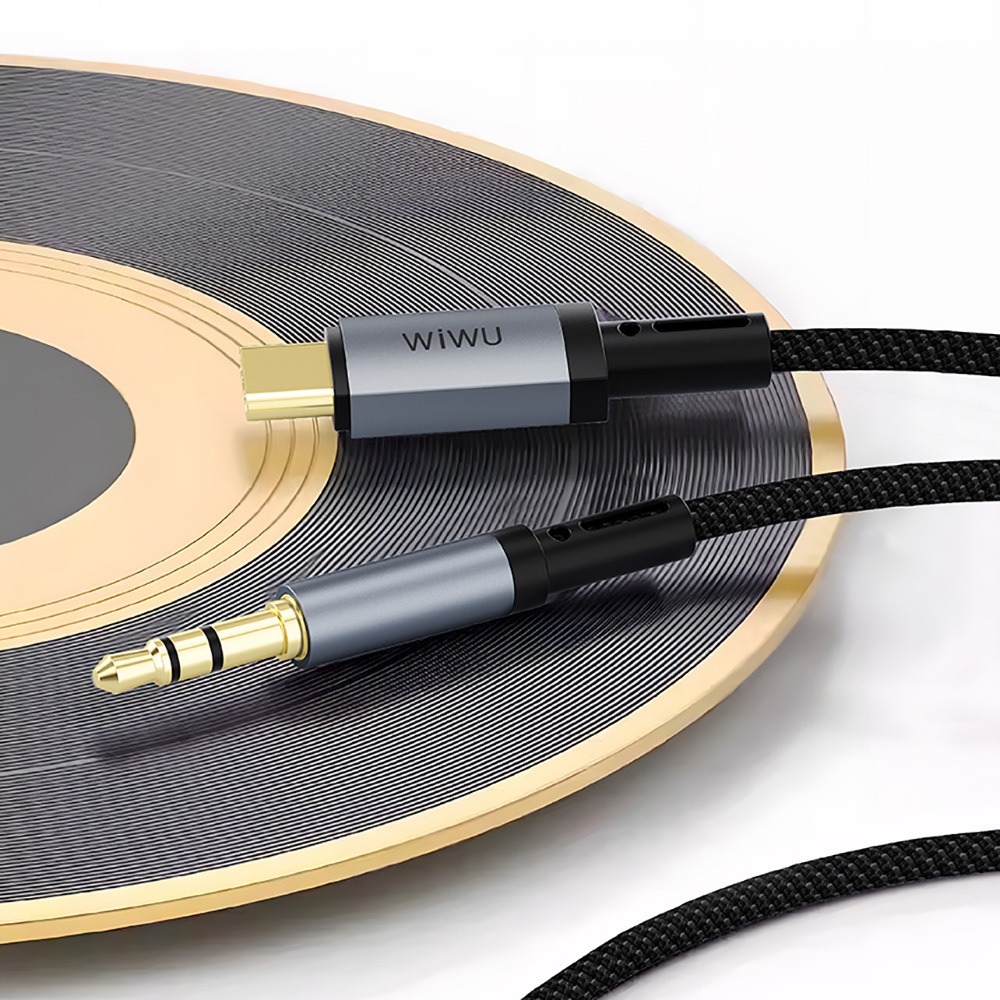 Wiwu Wi-C048 Legend Audio Serisi Type-C to 3.5mm Aux Ses Kablosu 1.5M - 4