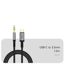 Wiwu Wi-C048 Legend Audio Serisi Type-C to 3.5mm Aux Ses Kablosu 1.5M - 5