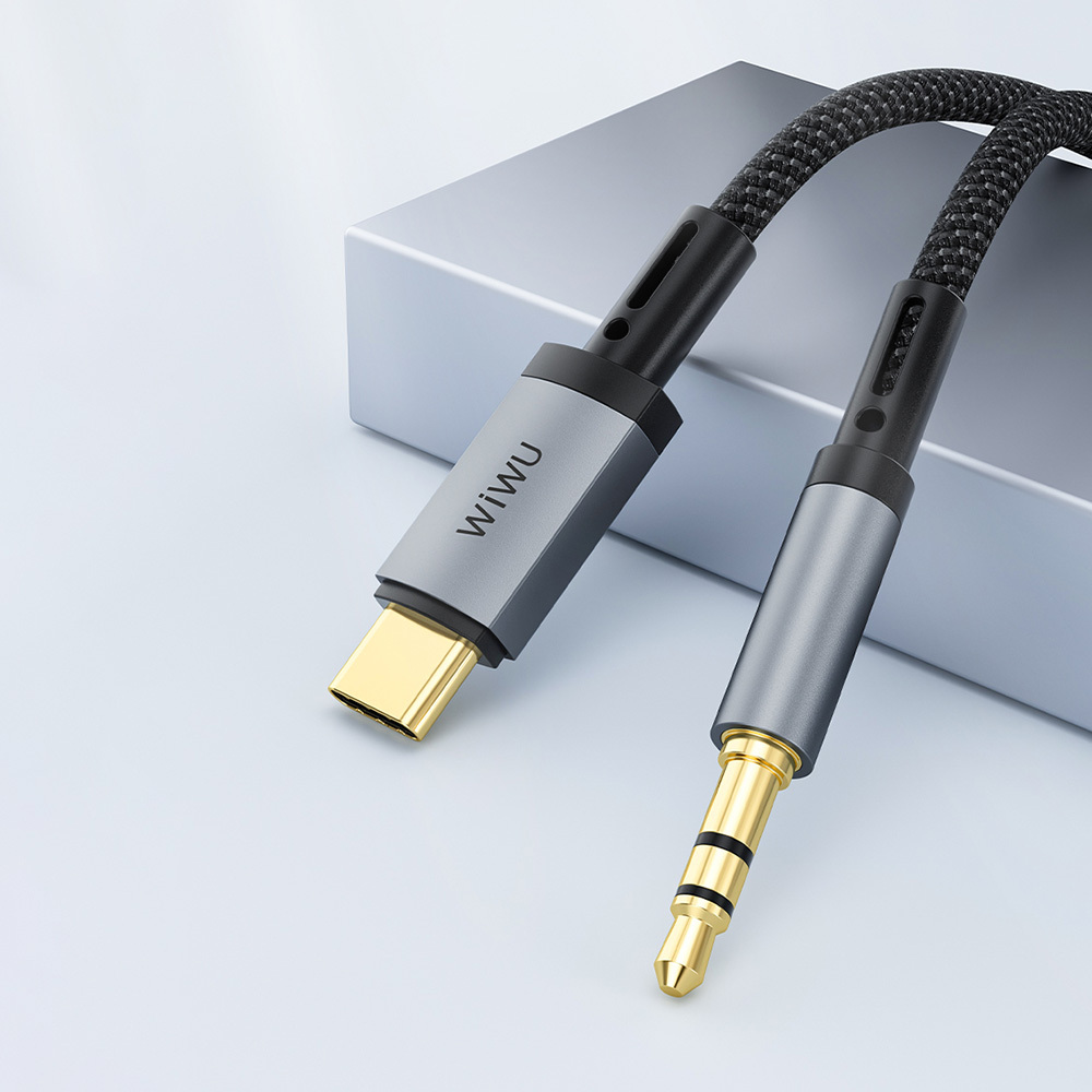 Wiwu Wi-C048 Legend Audio Serisi Type-C to 3.5mm Aux Ses Kablosu 1.5M - 8
