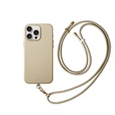 Apple iPhone 16 Pro Uyumlu Kılıf Magsafe Şarj Özellikli Soft Arka Yüzey Askı İpli Coehl Muse Kapak - 9