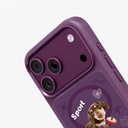 Apple iPhone 18 Pro Kılıf M-safe Şarj Özellikli 3D Baskılı Tasarım Mutural The Dog Serisi Kapak - 2