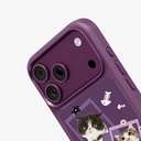 Apple iPhone 18 Pro Max Kılıf M-safe Şarj Özellikli 3D Baskılı Tasarım Mutural The Cat Serisi Kapak - 2