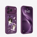Apple iPhone 18 Pro Max Kılıf M-safe Şarj Özellikli 3D Baskılı Tasarım Mutural The Cat Serisi Kapak - 3