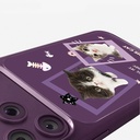 Apple iPhone 18 Pro Max Kılıf M-safe Şarj Özellikli 3D Baskılı Tasarım Mutural The Cat Serisi Kapak - 6