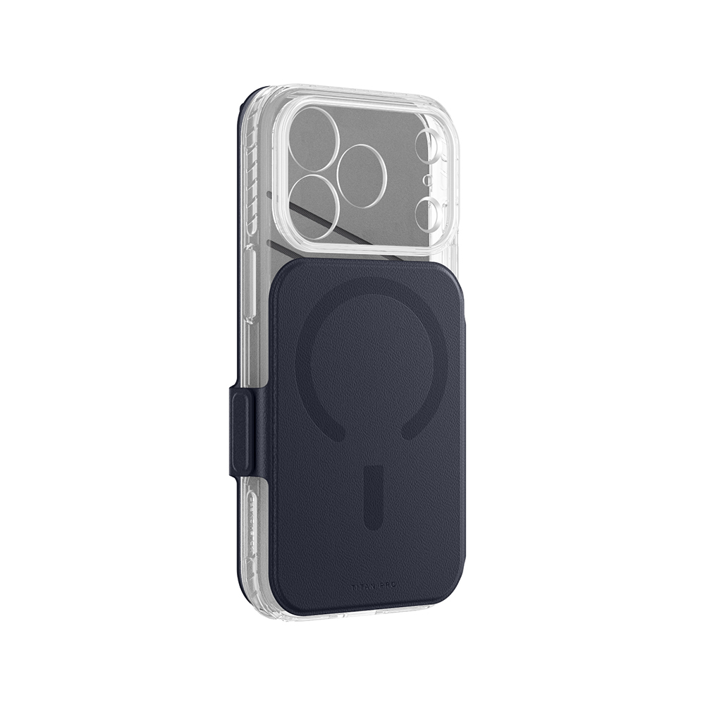 Apple iPhone 18 Pro Max Kılıf M-safe Özellikli Amazingthing Titan Lens Flip Serisi Kartlıklı Kapak - 10
