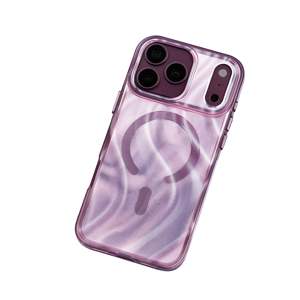Apple iPhone 18 Pro Max Kılıf M-safe Şarj Özellikli Mutural Glow Desert Serisi Kapak - 1