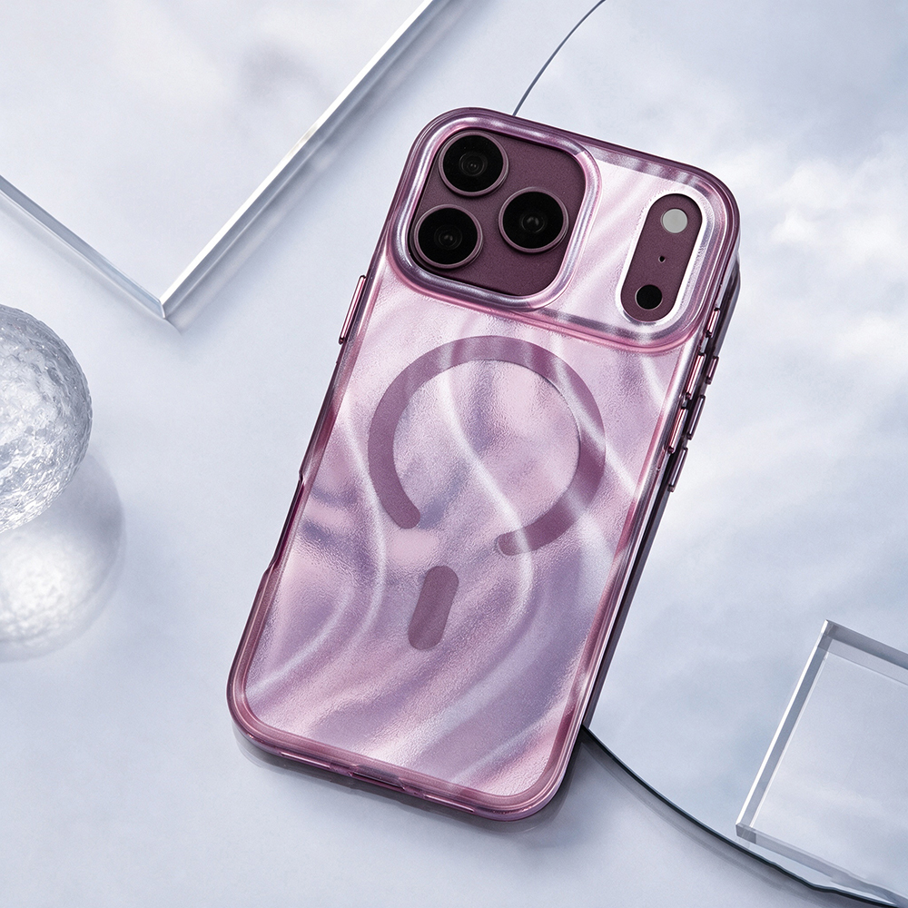 Apple iPhone 18 Pro Max Kılıf M-safe Şarj Özellikli Mutural Glow Desert Serisi Kapak - 7