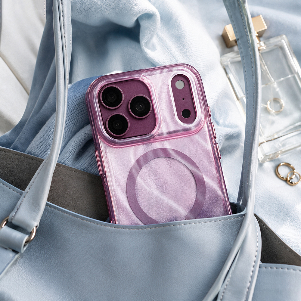 Apple iPhone 18 Pro Max Kılıf M-safe Şarj Özellikli Mutural Glow Desert Serisi Kapak - 8