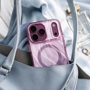 Apple iPhone 18 Pro Max Kılıf M-safe Şarj Özellikli Mutural Glow Desert Serisi Kapak - 8