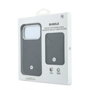 Apple iPhone 18 Pro Kılıf BMW Orjinal Lisanslı M-safe Şarj Özellikli Metal Logolu Kabartmalı Kapitone Deri Kartlıklı Kapak - 11