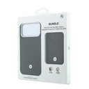 Apple iPhone 18 Pro Max Kılıf BMW Orjinal Lisanslı M-safe Şarj Özellikli Metal Logolu Kabartmalı Kapitone Deri Kartlıklı Kapak - 11