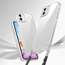 Apple iPhone 11 Uyumlu Kılıf Airbagli Takılabilir Askı Aparatlı Zore Snap Silikon Kapak - 1
