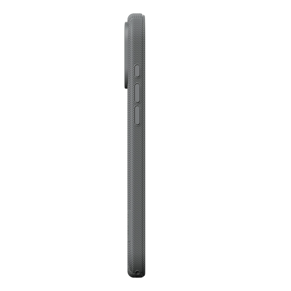 Apple iPhone 17 Pro Uyumlu Kılıf M-Safe Şarj Özellikli Çizgi Desenli Kumaş Dokulu Zore Paris Lorin Kapak - 4