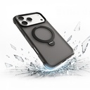 Apple iPhone 18 Pro Kılıf M-safe Şarj Özellikli Standlı Lenyes Eclat Kapak - 3