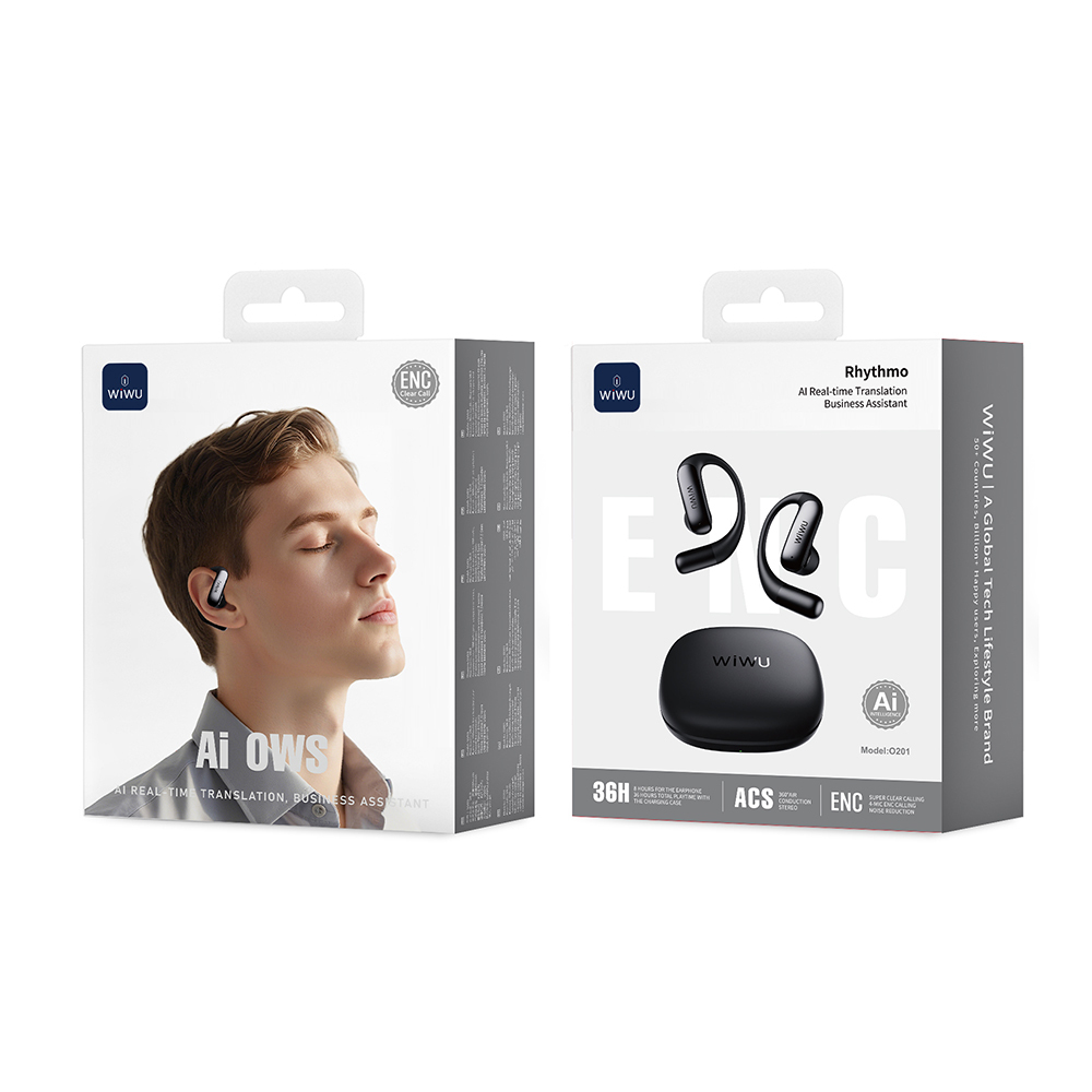 Wiwu O201 Rhythmo Serisi Ai Çeviri Özellikli ENC Teknolojili Bluetooth Kulaklık v6.0 - 9