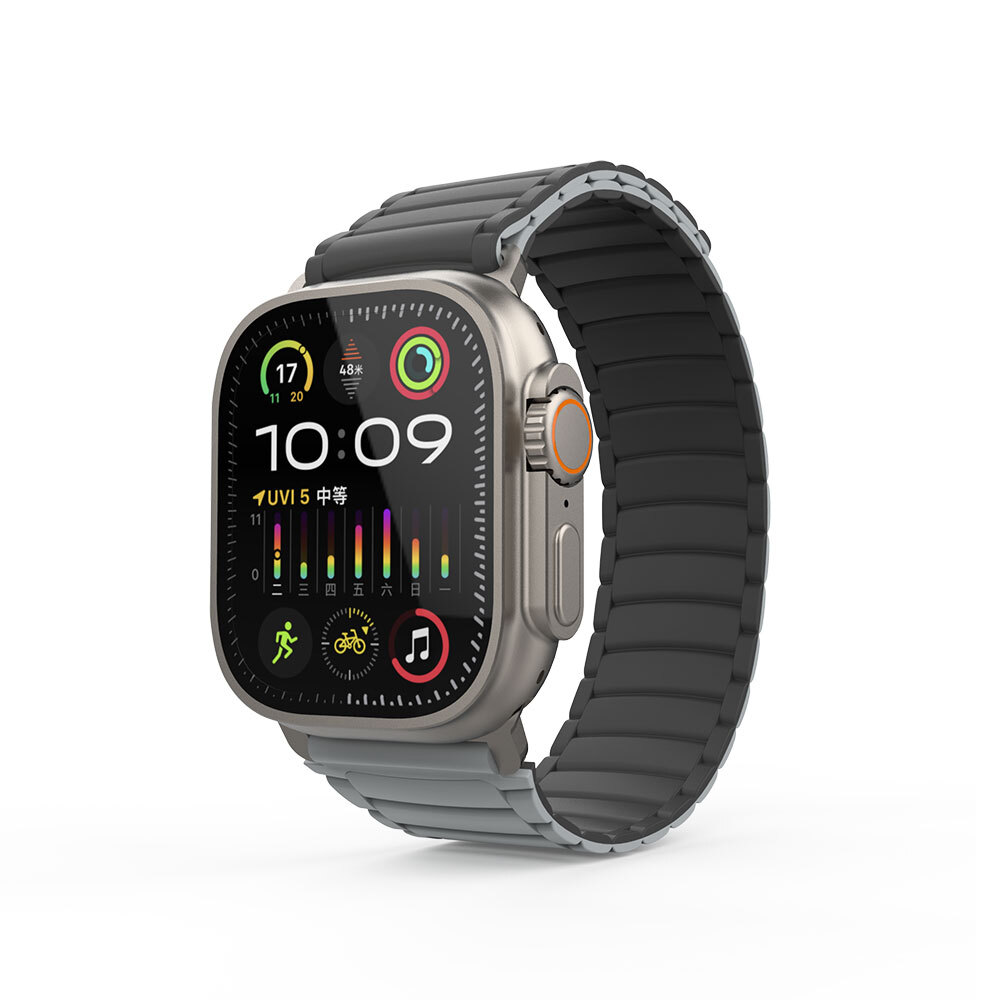 Apple Watch Ultra 49mm Uyumlu Zore KRD-122 Silikon Kordon Strap Kayış - 1
