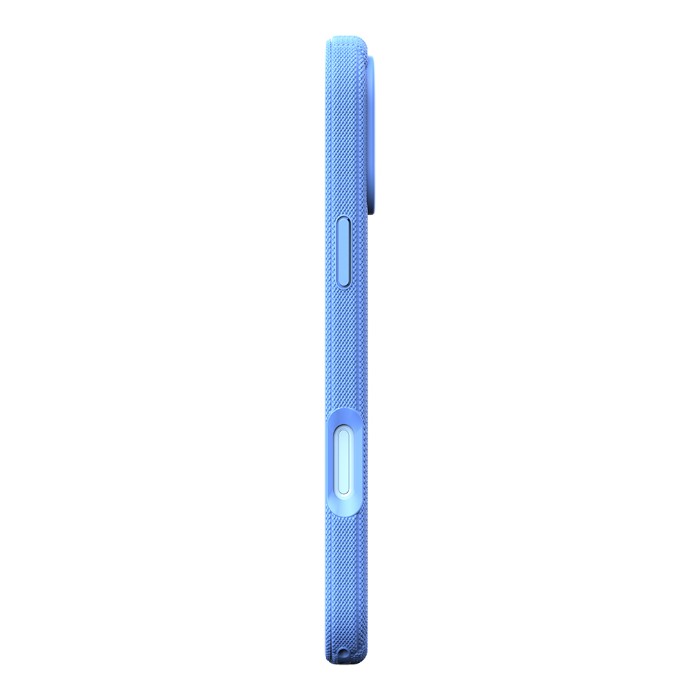Apple iPhone 17 Pro Max Uyumlu Kılıf M-Safe Şarj Özellikli Çizgi Desenli Kumaş Dokulu Zore Paris Lorin Kapak - 3