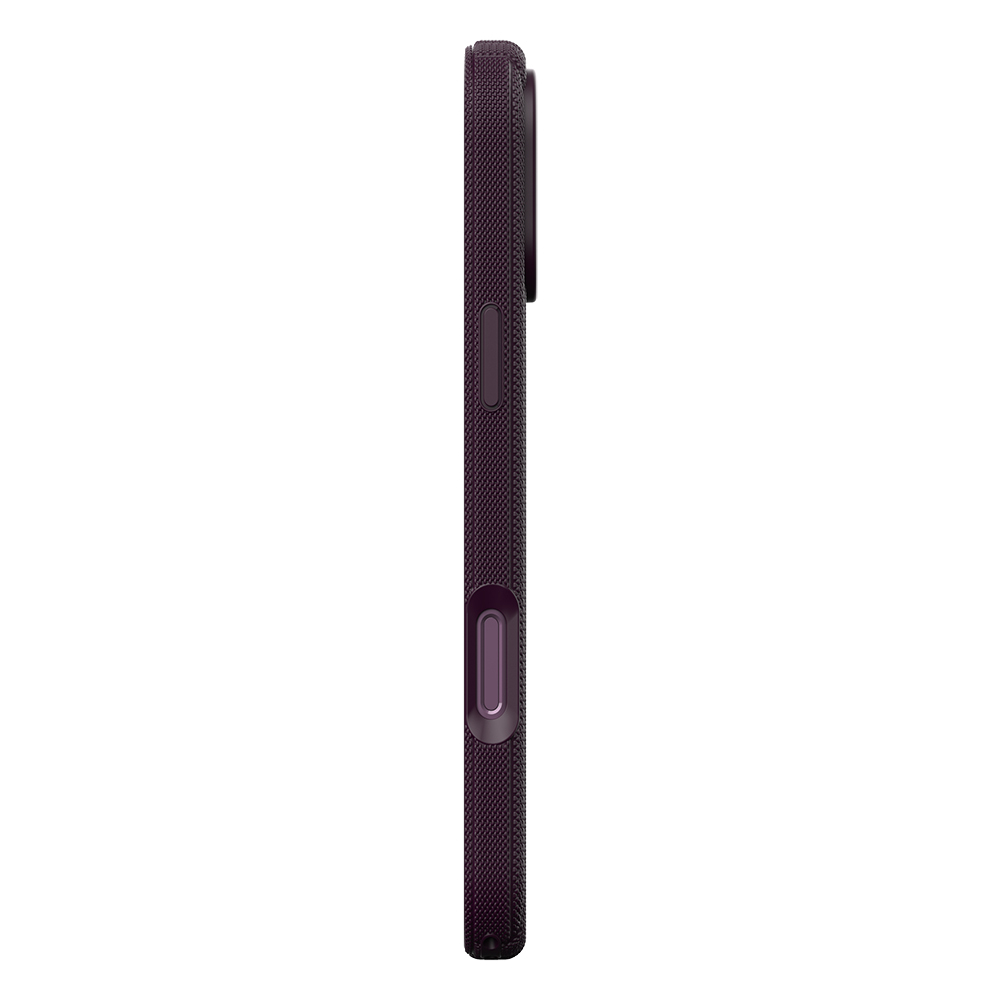 Apple iPhone 17 Pro Max Uyumlu Kılıf M-Safe Şarj Özellikli Çizgi Desenli Kumaş Dokulu Zore Paris Lorin Kapak - 2