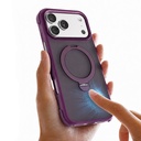 Apple iPhone 18 Pro Max Kılıf M-safe Şarj Özellikli Standlı Lenyes Eclat Kapak - 1