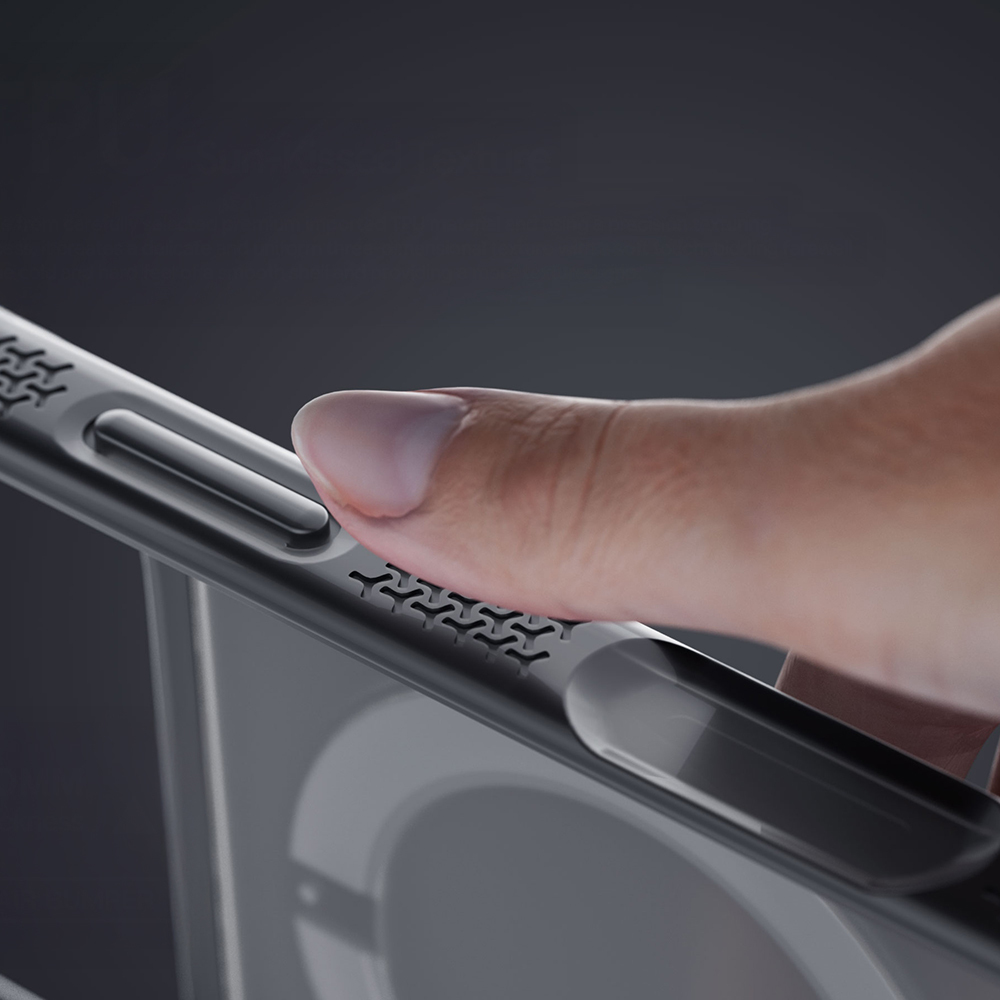 Apple iPhone 18 Pro Kılıf Lenyes Air Bumper Serisi M-safe Şarj Özellikli Airbag Tasarımlı Standlı Kapak - 2