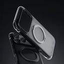 Apple iPhone 18 Pro Max Kılıf Lenyes Air Bumper Serisi M-safe Şarj Özellikli Airbag Tasarımlı Standlı Kapak - 1