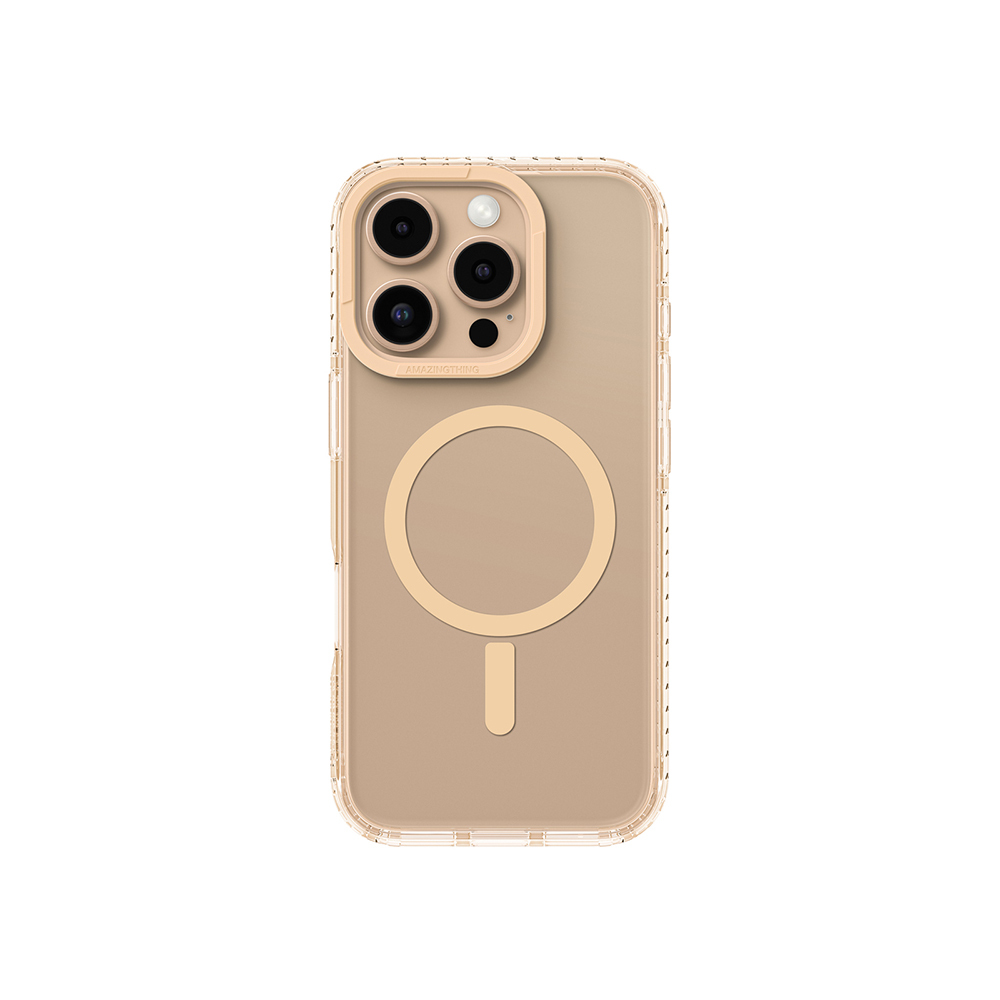 Apple iPhone 16 Pro Uyumlu Kılıf M-Safe Şarj Özellikli Airbag Tasarımlı Amazingthing Titan Pro Serisi Kapak - 1