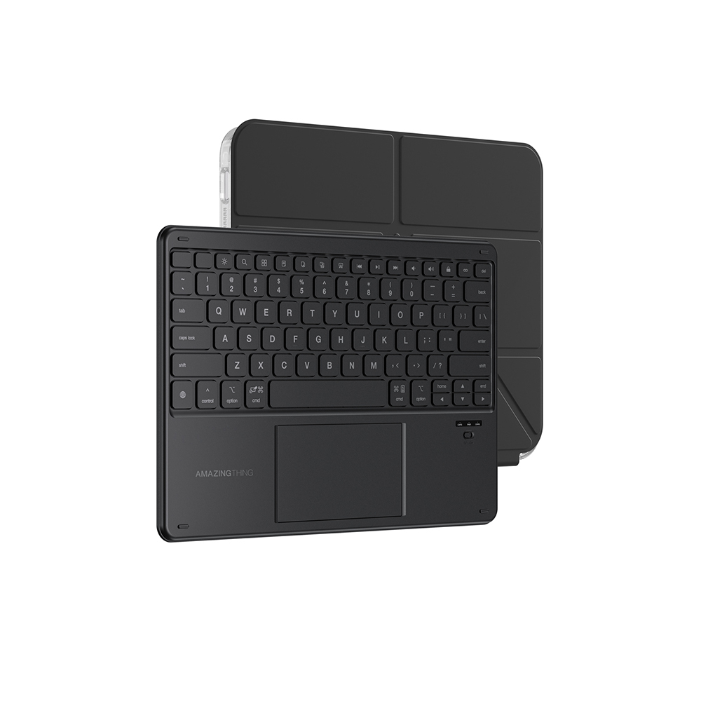 Apple iPad Air 13 2025 M3 Uyumlu Amazingthing Minimal KeyLite Combo Klavyeli Standlı Kılıf - 3