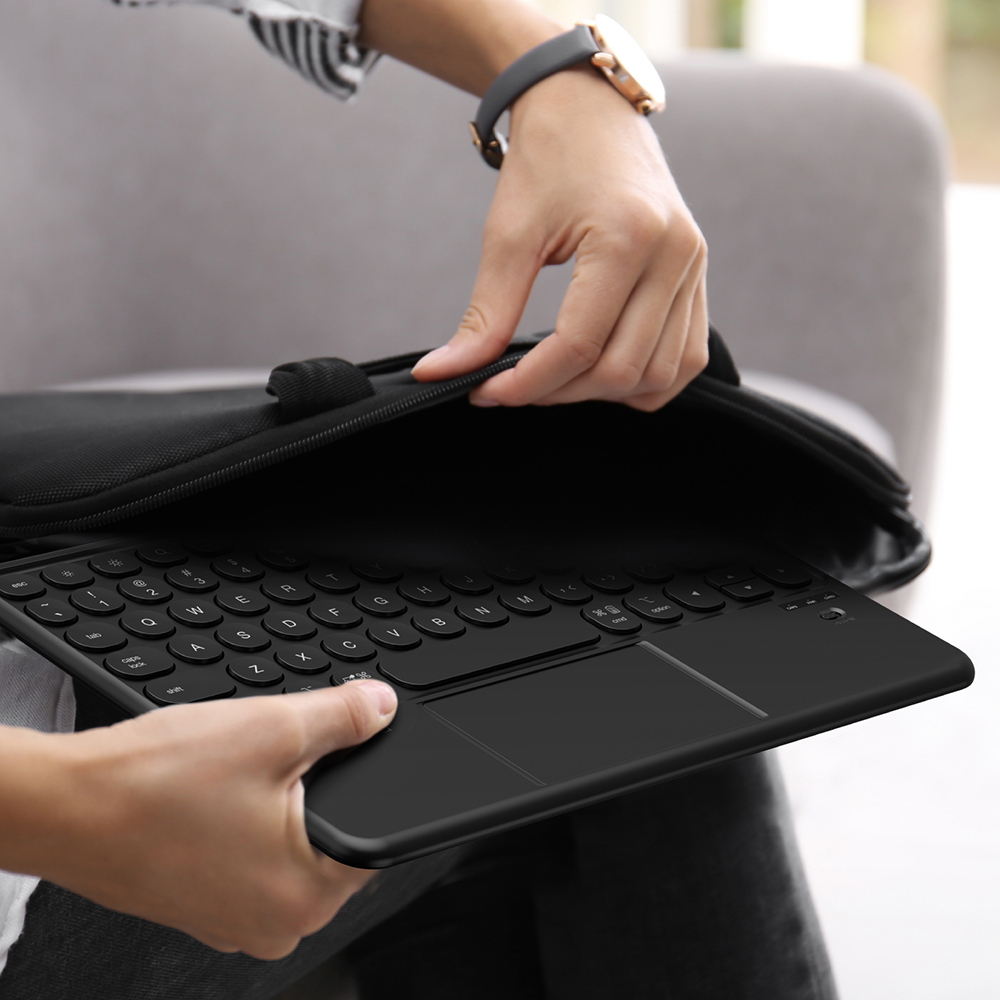 Apple iPad Air 13 2025 M3 Uyumlu Amazingthing Minimal KeyLite Combo Klavyeli Standlı Kılıf - 8