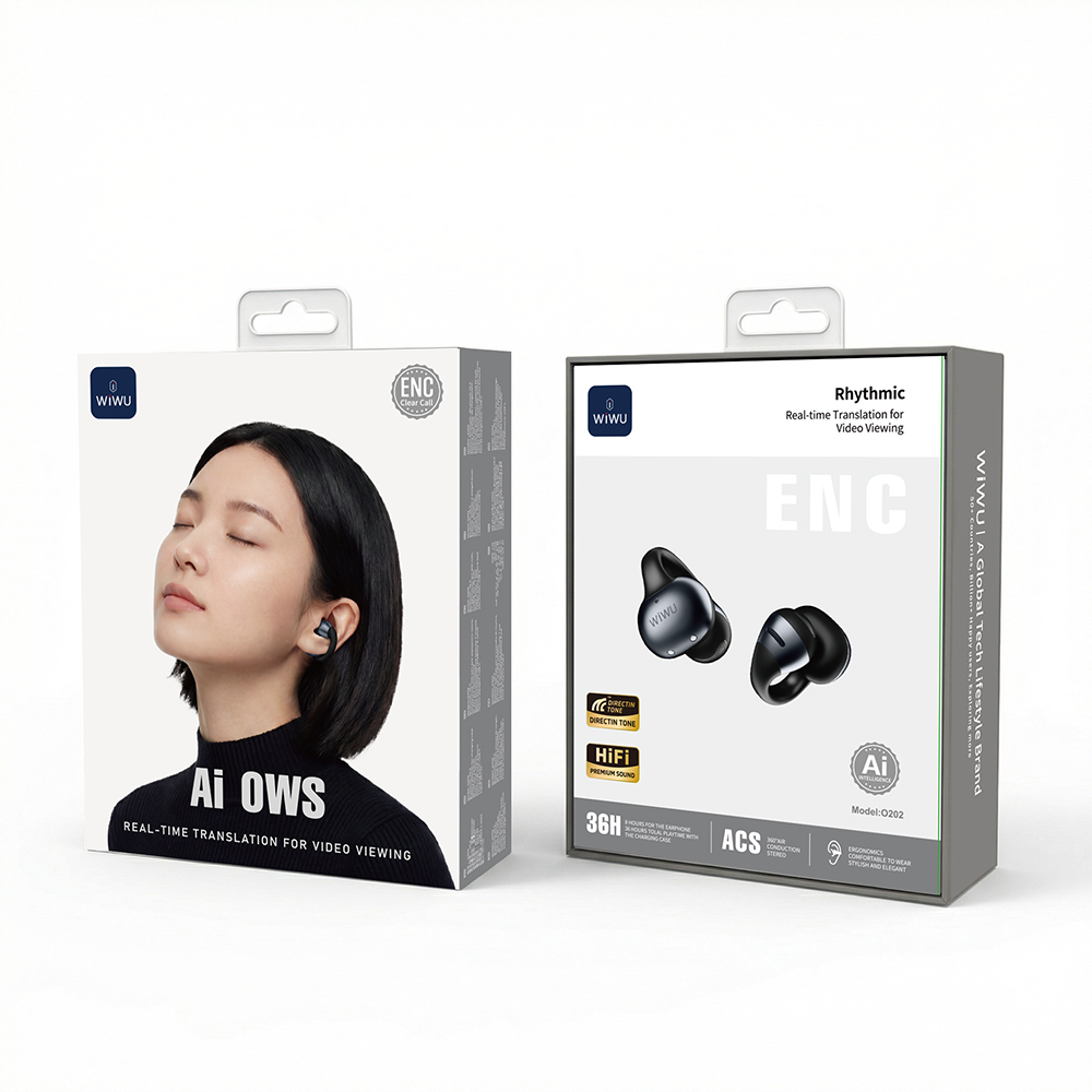 Wiwu O202 Rhythmo Serisi Gerçek Zamanlı Ai Çeviri Özellikli ENC Teknolojili Bluetooth Kulaklık v6.0 - 4