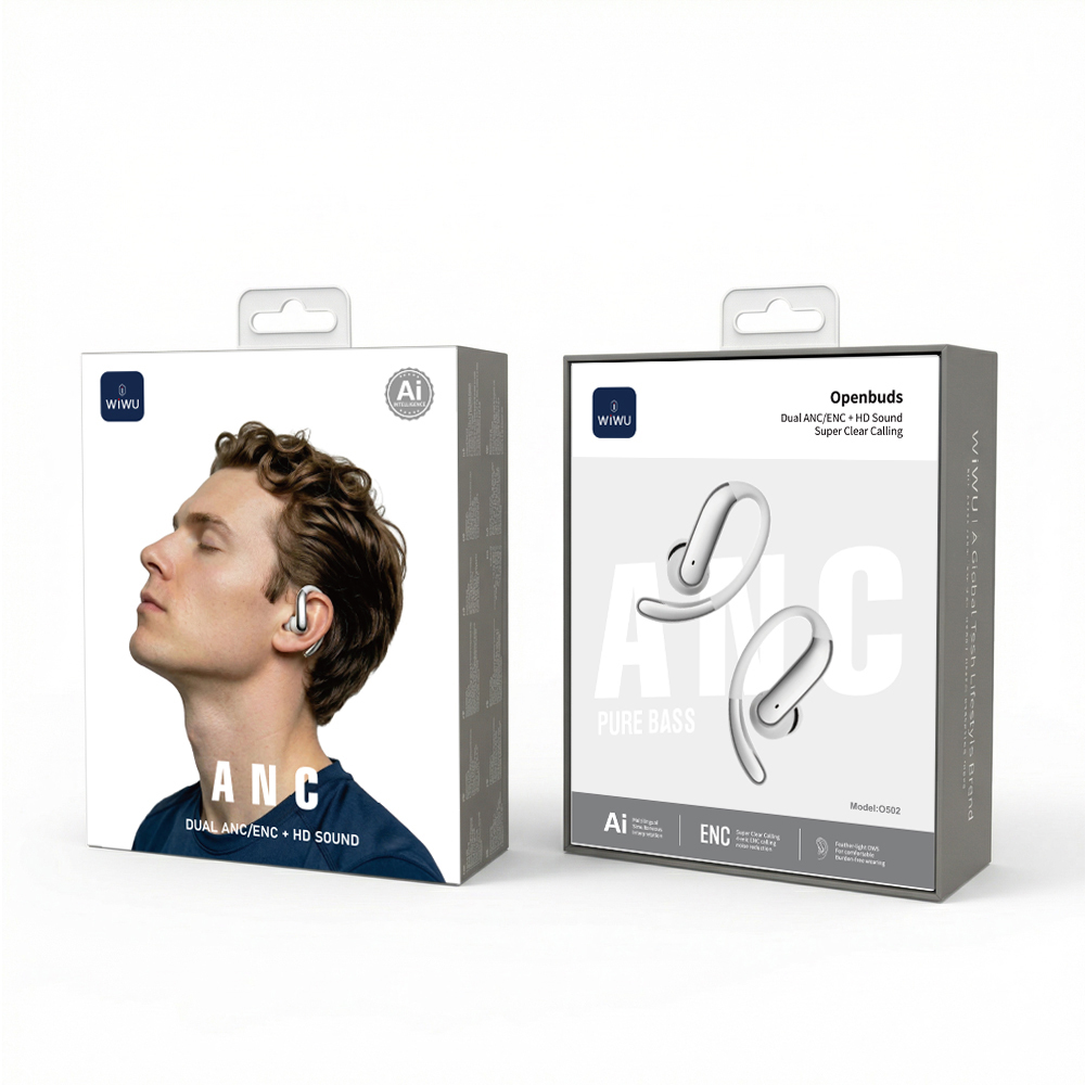 Wiwu O502 Openbuds Serisi Ai Çeviri Özellikli ANC+ENC Teknolojili Bluetooth Kulak İçi Kulaklık v6.0 - 4