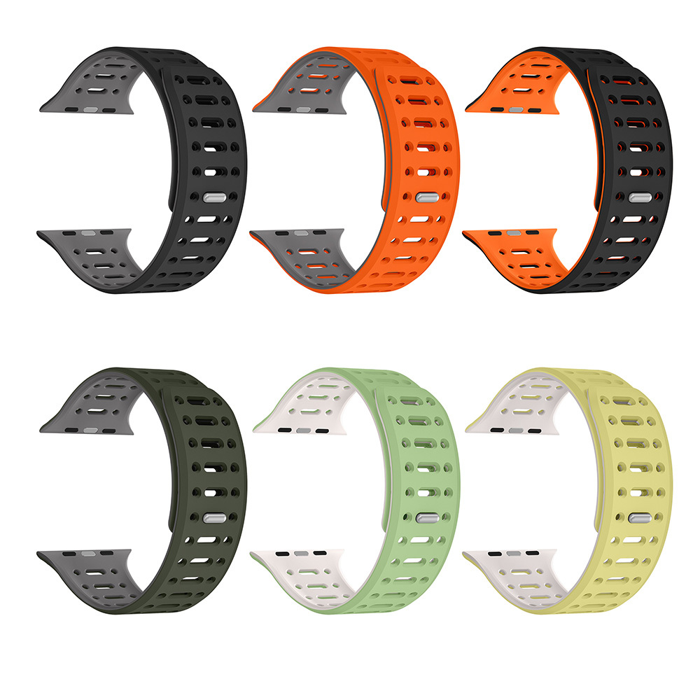 Apple Watch 38mm Uyumlu Zore KRD-124 Silikon Kordon Strap Kayış - 2