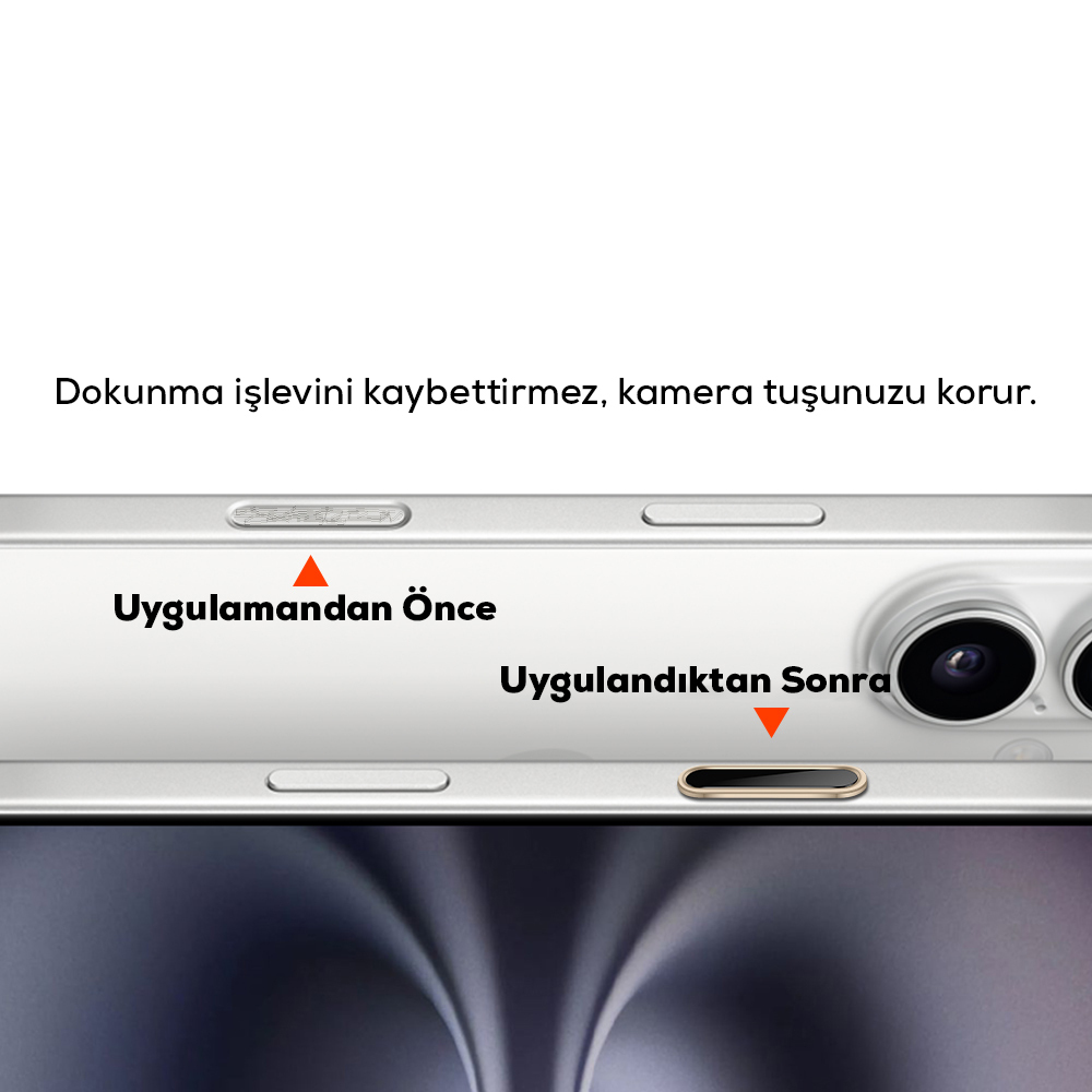 Apple iPhone 16 Uyumlu Serisi Uyumlu Metal Alaşımlı Hassas Dokunmatik Kamera Denetim Butonu Koruyucu - 1