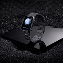 Apple Watch 7 45mm Uyumlu 600D Aramid Fiber Classic Serisi Black-Grey Twill Kasa Koruyucu Pitaka Air Case - 13